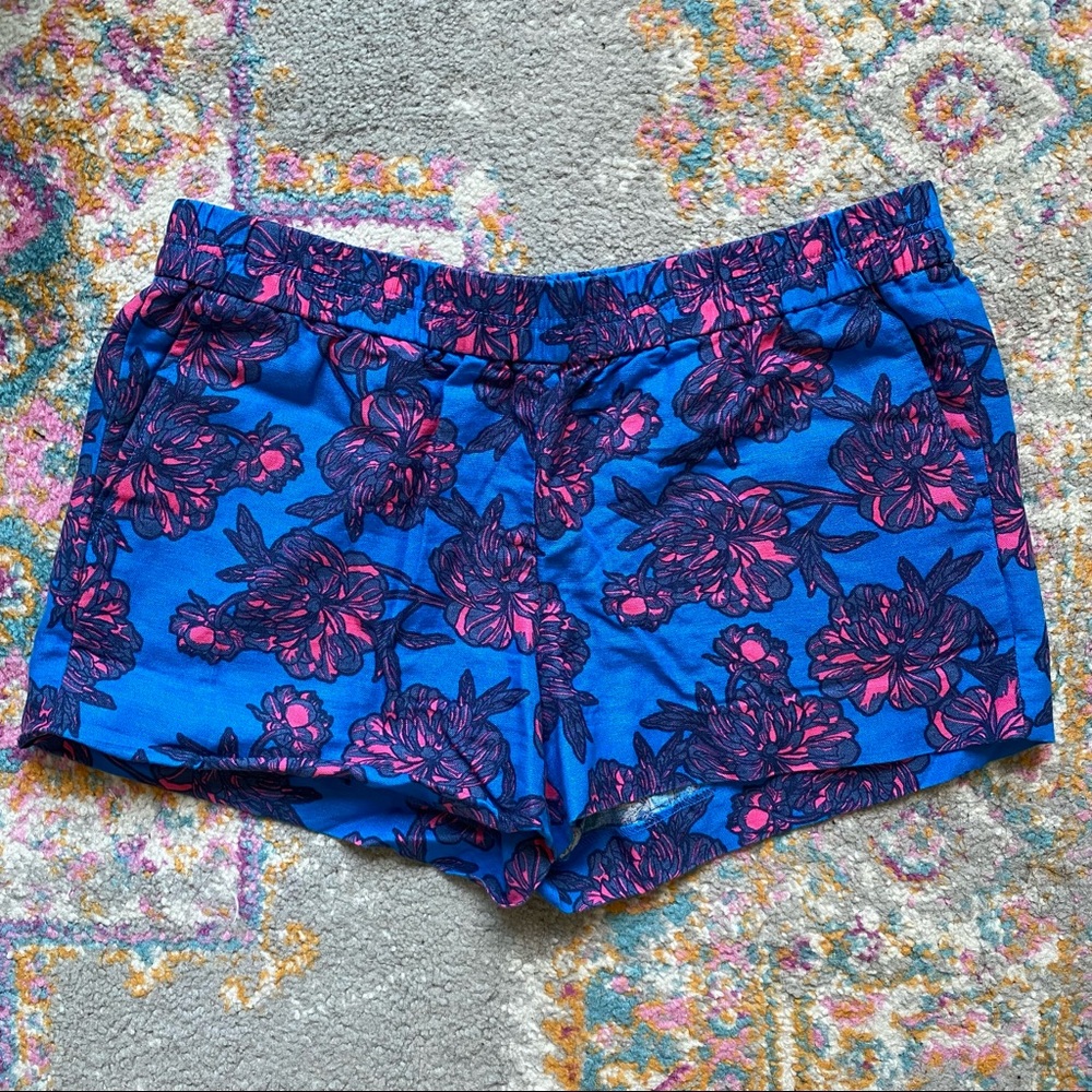 J.Crew Floral Linen Shorts